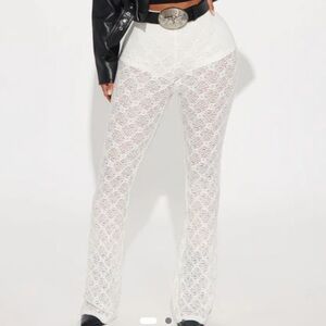 Lace Flare Pants